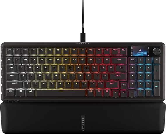 CORSAIR Vanguard 96 RGB Mechanical 96% Wired Gaming Keyboard – Black