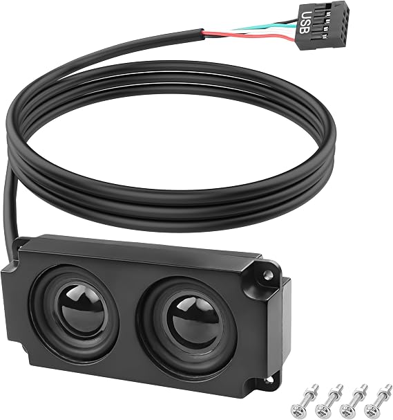 XMSJSIY Motherboard Speaker Internal USB PC Computer Speaker 9 Pin