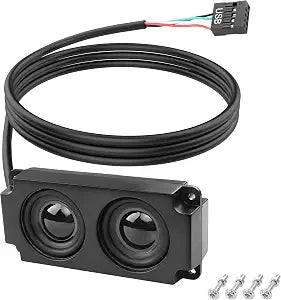 XMSJSIY Motherboard Speaker Internal USB PC Computer Speaker 9 Pin