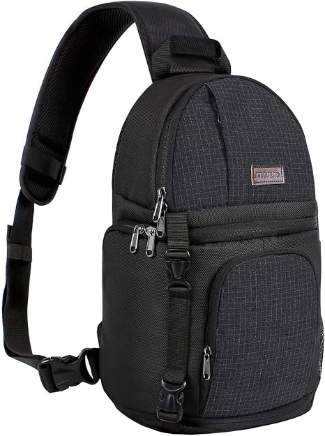 MOSISO Camera Sling Bag, Photography Shoulder Bag Compact Camera Backpack