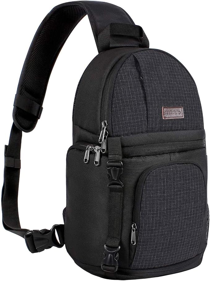 MOSISO Camera Sling Bag, Photography Shoulder Bag Compact Camera Backpack