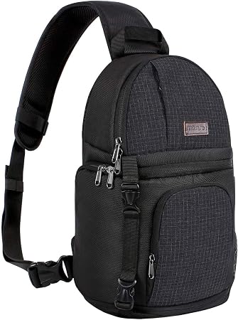MOSISO Camera Sling Bag, Photography Shoulder Bag Compact Camera Backpack
