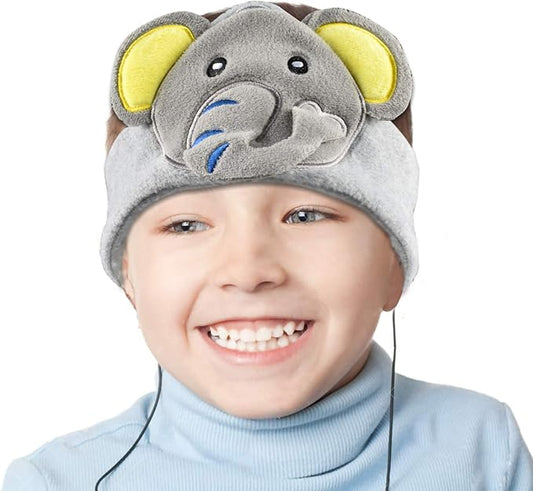 Contixo H1 Kids Headphones, 85dB Volume Limiting with Adjustable Speakers Soft Children Fleece Headband Toddler Headphones