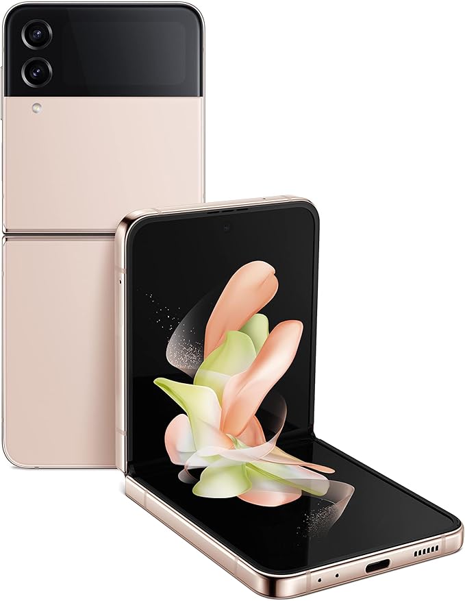 Samsung Galaxy Z Flip 4 5G, US Version, 256GB, Pink Gold - Unlocked (Renewed)