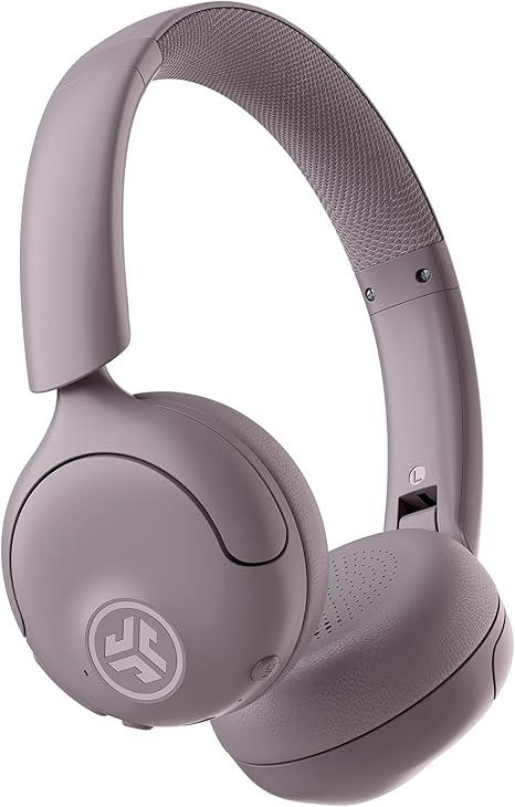 JLab Go Lux ANC on Ear Headphones with Bluetooth Multipoint, Mauve