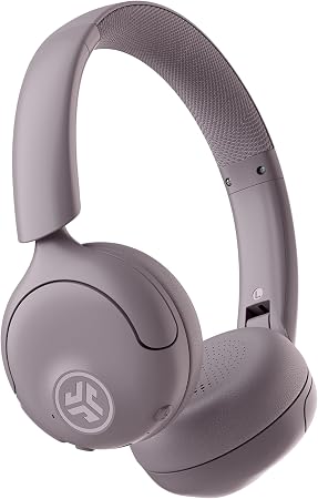 JLab Go Lux ANC on Ear Headphones with Bluetooth Multipoint, Mauve