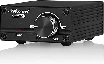 Nobsound 100W Subwoofer Digital Power Amplifier Audio Mini Amp (Black) - Image 1