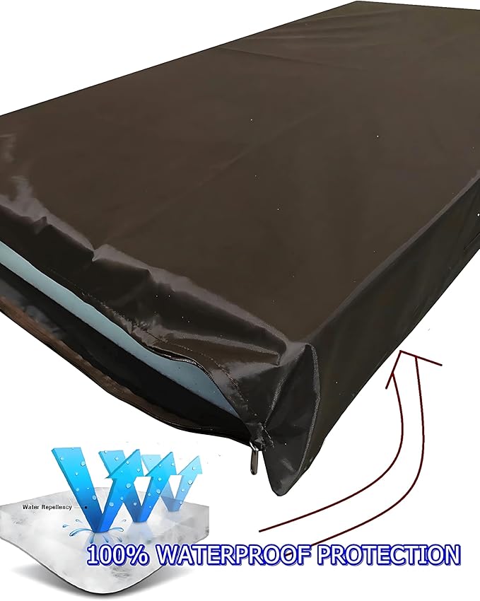 Dogbed4less Orthopedic Gel Memory Foam Pet Dog Bed, Waterproof Liner with External Microsuede Cover and Bonus Antislip Cover (Microsuede Gray, 55"X47"X4" Inches)