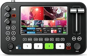 SPROLINK Neolive R2 Plus Video Switcher for Live Streaming, 4X HDMI Input Multi Camera Mixer with 5.5" 1080p Screen, PTZ Joystick, RTMP Hardware Streaming, USB 3.0 Type-C 1080p 60fps, Chroma Key