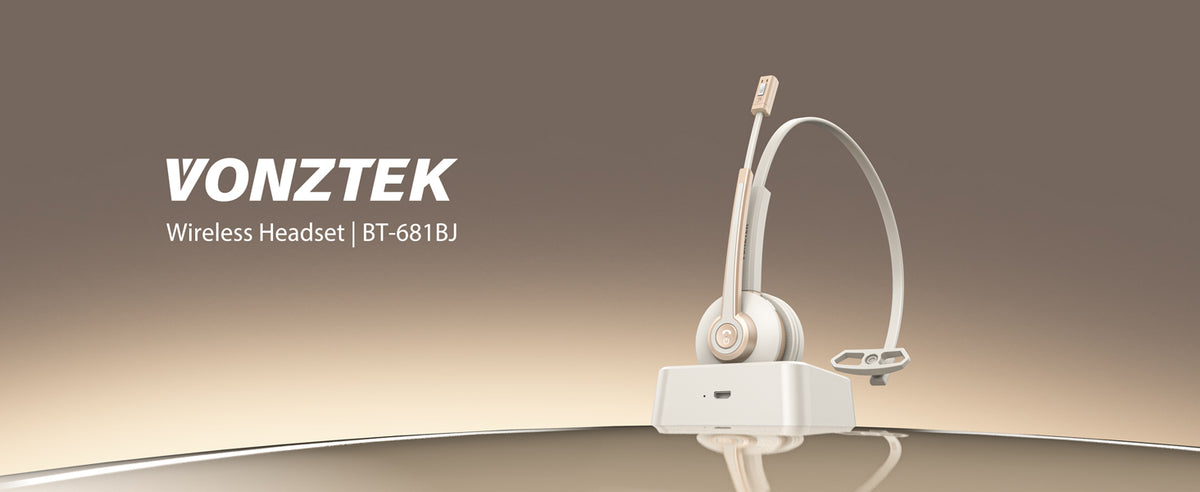 Bluetooth Headset with Microphone USB Dongle for Work