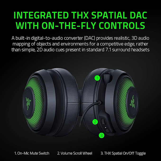 Razer Kraken Ultimate RGB USBHeadset (Renewed)