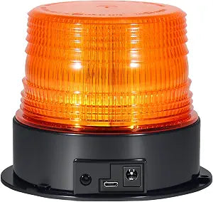 AnTom Magnetic Wireless Strobe Light Amber Warning Beacon Light for Trucks