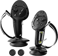 APEXINNO Controller Grips Cover for Meta Quest 3/3S Accessories,Battery Opening Cover with Suction Cup Handle Grip,Adjustable Knuckle Strap,Compatible with Meta Quest 3/3S - Image 1