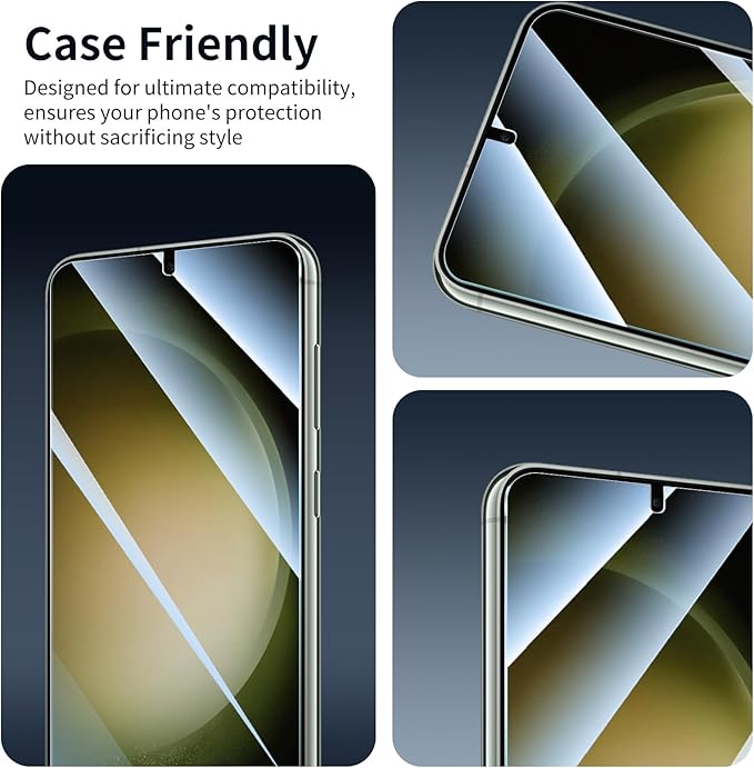 3*Screen Protector for Samsung Galaxy S22+/S22 Plus/S23+/S23 Plus with a Installation Alignment Aid, HD Tempered Glass Film, Impact-Protection [9H Hardness][Anti-Shatter][Anti-Scratch]