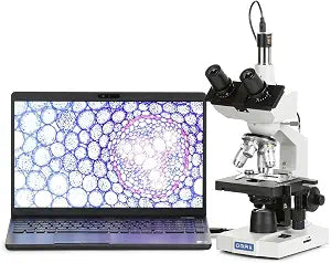 OMAX M83EZ-C03S 2500X LED Digital Trinocular Lab Compound Microscope