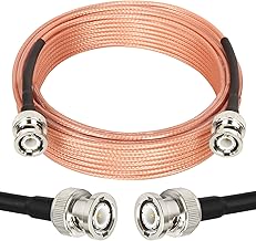 XRDS -RF BNC Cables 35FT, 50 Ohm BNC Male Cable RG316 Antenna Cable for Antenna Scanners Handheld Ham Radios etc.