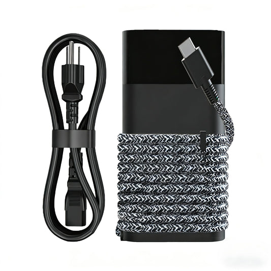 65W USB C Laptop Charger Compatible with HP Spectre X360 Elitebook Envy Omnibook Chromebook Elite x2 ProBook Fast Charing Travel Type C Power Cord Supply AC Adapter