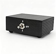 2-Way Audio AMP Amplifier Speaker Selector Switch switcher Box 2 in 1 Out - Image 1
