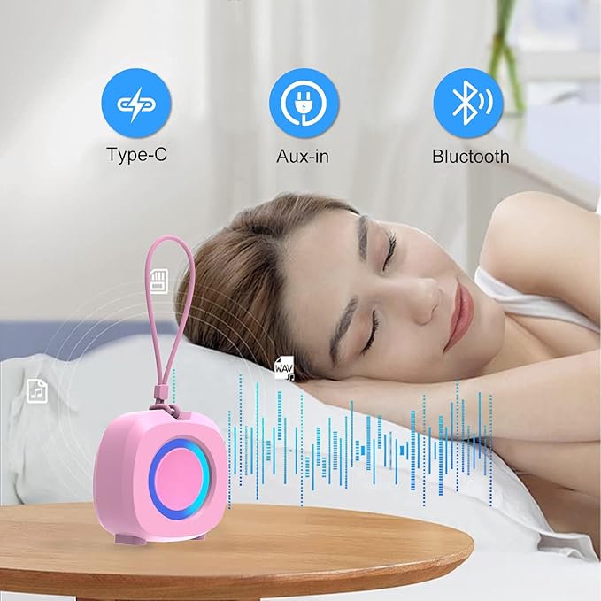 Portable Bluetooth Speakers, RGB Lights TWS Speakers，Wireless IPX5 Waterproof Mini Speaker with Loud Stereo Sound,15 Hours Playtime, Rechargeable Battery.