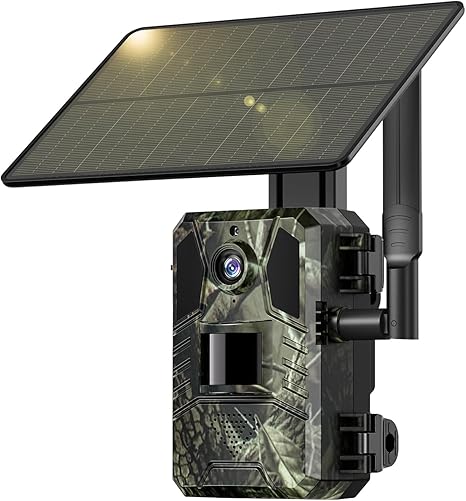 SEHMUA Trail Camera, 2K HD Live Streaming Game Camera AI Animal Detection
