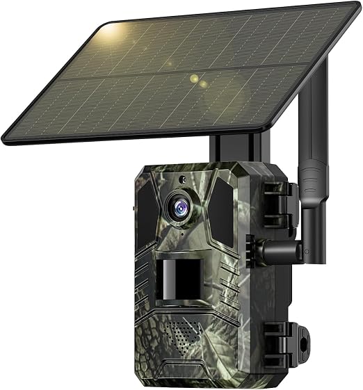 SEHMUA Trail Camera, 2K HD Live Streaming Game Camera AI Animal Detection