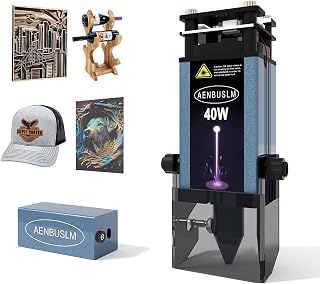 AENBUSLM 40W Laser Module with Air Assit for Laser Cutter & Laser Engraver Machine,5.5W Output Power,Built in FAC,Ultra-Fine Compressed Spot CNC Carving DIY Laser Master - Class 4 - Image 1
