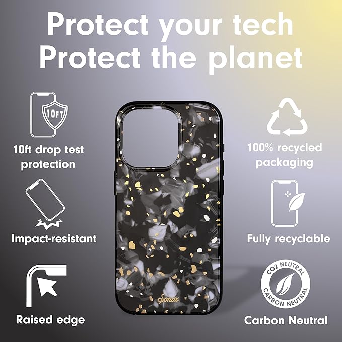 Sonix Case for iPhone 15 Pro Max | Compatible with MagSafe | 10ft Drop Tested | Nebula Tort