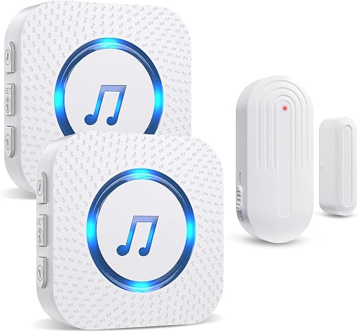 SanJie Door Chime Alarm When Open for Kids Safety, Home and Business