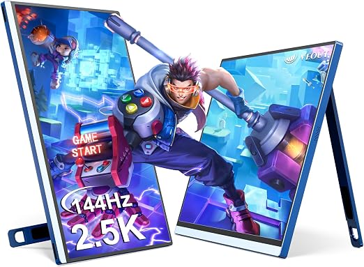 Veout 16" Portable Monitor with Built-in Stand,Vertical Monitor, USB-C & Mini HDMI External Laptop Screen, Second Display for PC, MacBook, iPad, Phone, Travel & Office - Image 6