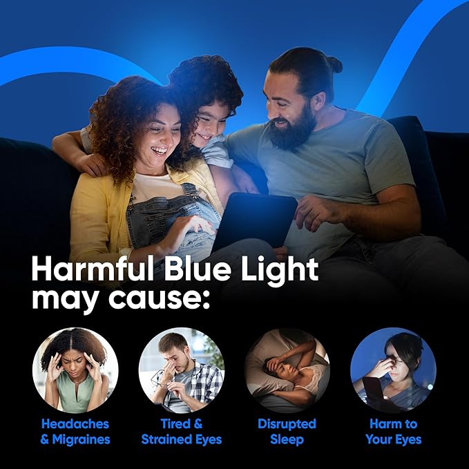 Ocushield Anti Blue Light Tempered Glass Screen Protector for iPhone 11 Pro | iPhone X | iPhone XS - Protect Your Eyes, Reduce Migraines & Improve Sleep