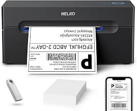 Nelko Bluetooth Thermal Shipping Label Printer, 4x6 Thermal Label Printer - Image 1