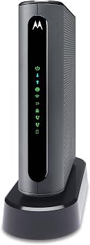 Motorola MT7711 (24X8) Cable Modem-Two Phone Ports Router, DOCSIS 3.0 Modem, AC1900 Dual Band Wi-Fi Gigabit Router for Comcast Xfinity - (Renewed)