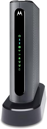 Motorola MT7711 (24X8) Cable Modem-Two Phone Ports Router, DOCSIS 3.0 Modem, AC1900 Dual Band Wi-Fi Gigabit Router for Comcast Xfinity - (Renewed)