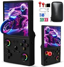 UYTGXEN XF40V Retro Handheld Game Console with 2*Detachable Long Joysticks, 4.0-Inch HD IPS Screen Retro Gaming Console, Preloaded Classic Games with Multiple Emulator, Pocket Video Gaming - Image 1