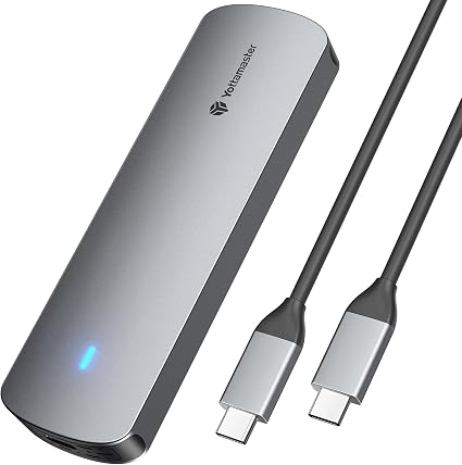 Yottamaster M.2 NVMe SATA SSD Enclosure, USB 3.2 Gen 2 10Gbps Adapter