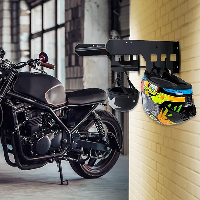 Tour Trunk Pack Pak Luggage-Racks/Garage Detachables Storage Detach Depot Wall Rack for Harley Touring Road King Electra Street Glide (Luggage Rack-1)