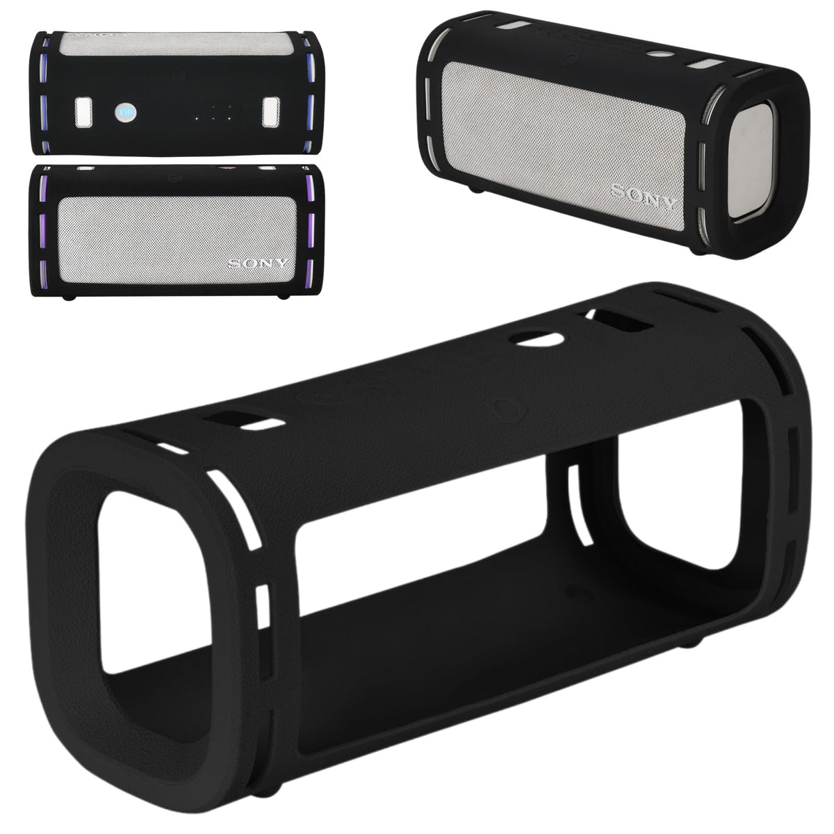 Silicone Case for Sony ULT Field 5, A Protective Portable Cover that is Shockproof Lightweight and Easy to Clean (Black)
