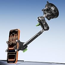 MAGIC JOHN Durable Metal Phone Holders for Your Car, Windshield Car Mount - Image 1