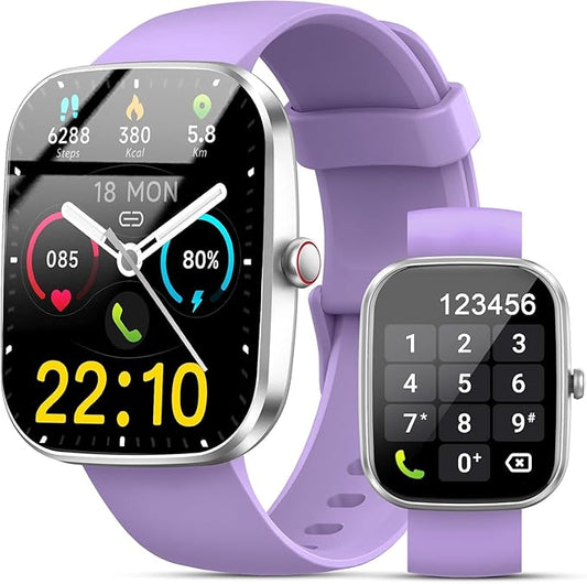 Smart Watch for Men Women (Answer/Make Call), 2025 New 1.91" HD SmartWatch, Fitness Watch with 120+ Sport Modes, IP68 Waterproof, Heart Rate/Sleep Monitor, Pedometer, Activity Tracker for Android iOS