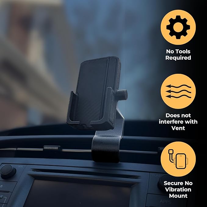 Phone Holder for The Toyota Prius 2010-2015 (Cradle Mount)
