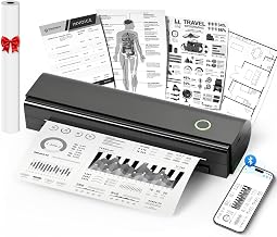 Portable Printers Wireless for Travel, N80 Bluetooth Thermal Printer - Image 1