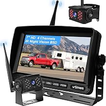 VTimes Wireless Backup Camera for Trucks, RV Backup Camera with HD Monitor - Image 1