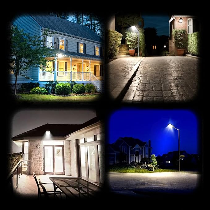 3 CCT in One Solar Street Light, 240000 LM LED, Radar/Motion Sensor, Waterproof - for Driveway, Garden, Backyard (2)