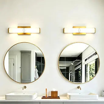 16Inch 20W Modern Gold Vanity Lights for Bathroom 5 CCT 2 Pack