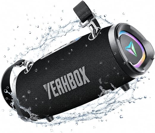 YEAHBOX P100 100W Portable Bluetooth Speaker, Outdoor Speaker, RGB