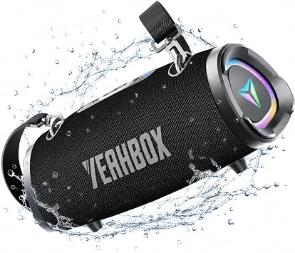 YEAHBOX P100 100W Portable Bluetooth Speaker, Outdoor Speaker, RGB