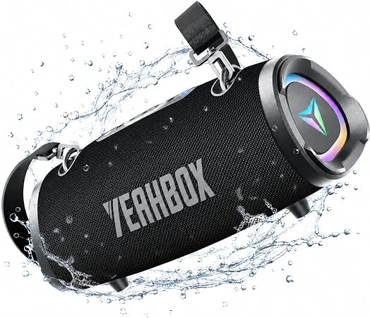 YEAHBOX P100 100W Portable Bluetooth Speaker, Outdoor Speaker, RGB