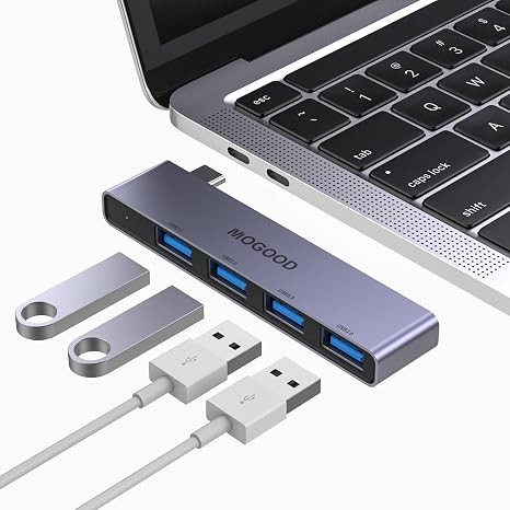 MOGOOD USB C to USB Hub 4 Ports USB Multiport Adapter