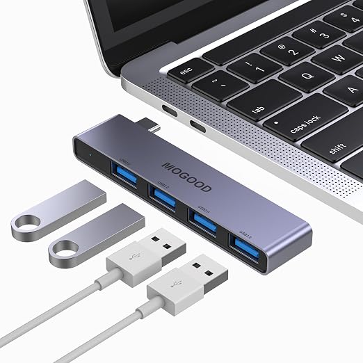 MOGOOD USB C to USB Hub 4 Ports USB Multiport Adapter