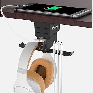 Multi-Function Desk Headphone Hanger Hook Gaming Office - Image 1